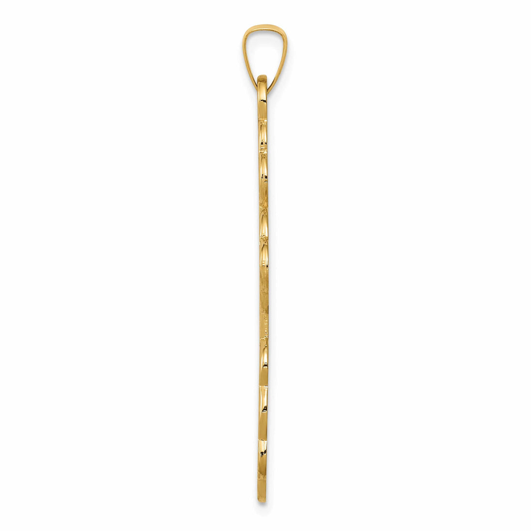 Lovely Rita's 14k Yellow Gold  Classic Eastern Orthodox Cross Pendant