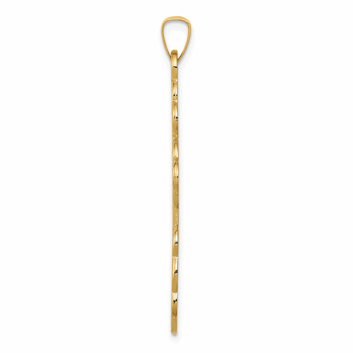 Lovely Rita's 14k Yellow Gold  Classic Eastern Orthodox Cross Pendant