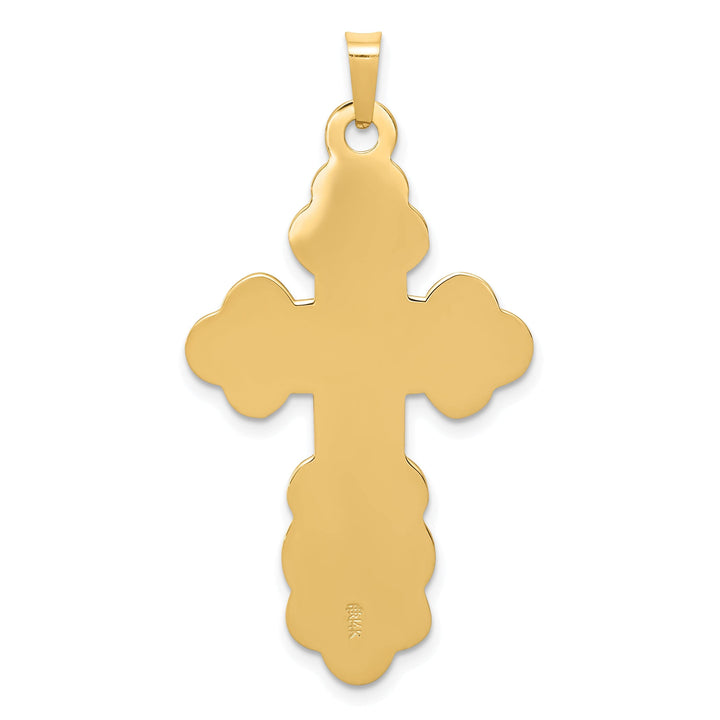 Lovely Rita's 14k Yellow Gold  Classic Eastern Orthodox Cross Pendant