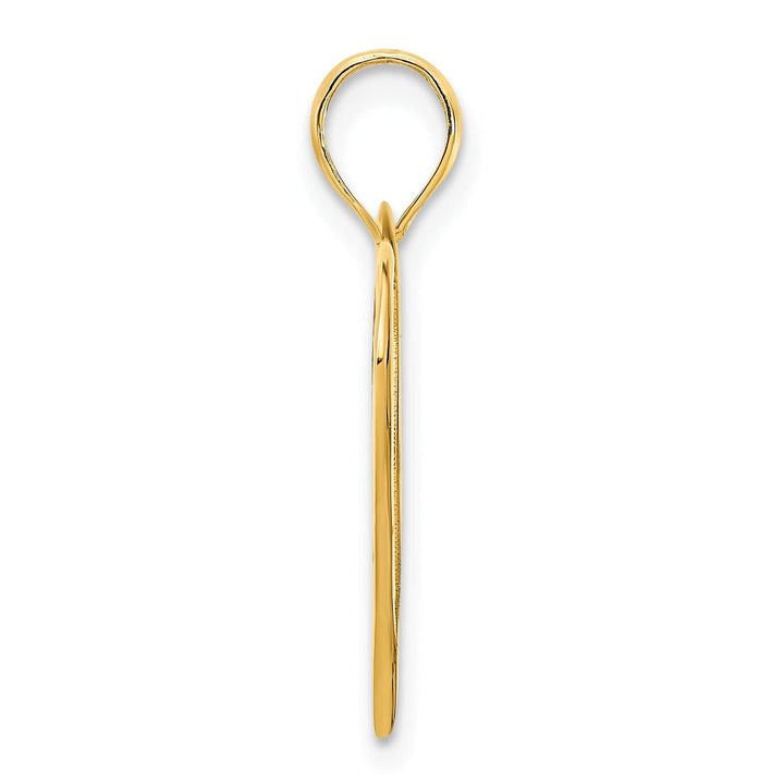 Lovely Rita's Charms & Pendants 14k Yellow Gold Open Heart Pendant