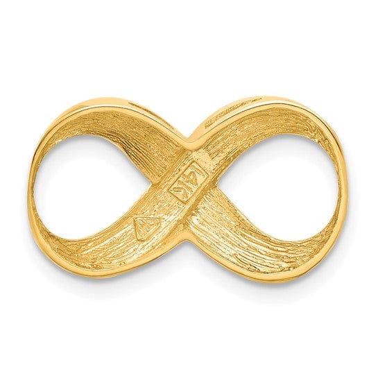 Lovely Rita's Pendants & Charms 14k Yellow Gold Figure Eight Slide Pendant