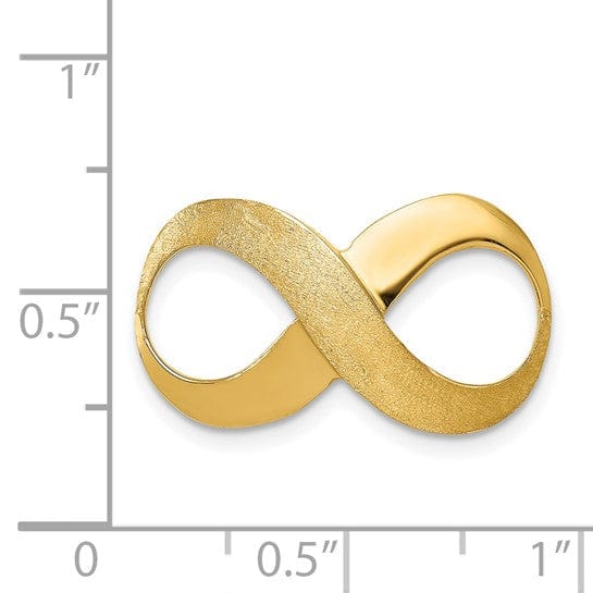Lovely Rita's Pendants & Charms 14k Yellow Gold Figure Eight Slide Pendant