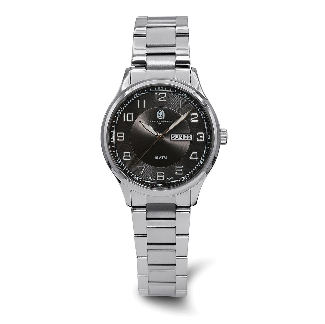 Lovely Rita's Watch Charles Hubert Bold SS Quartz Polished Watch Champagne Dial Watch