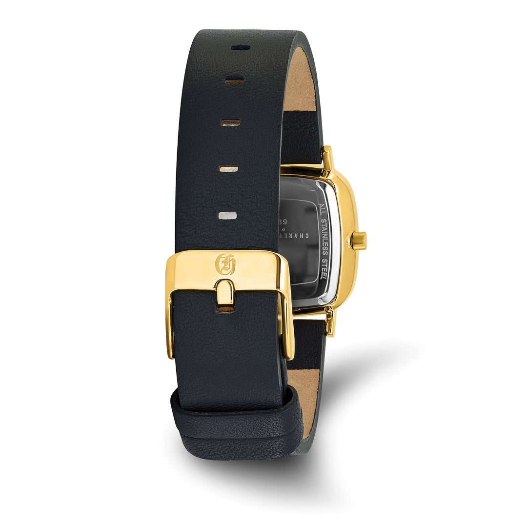 Lovely Rita's Watch Charles Hubert Bold Stainless Steel White Dial Quartz Polished Watch