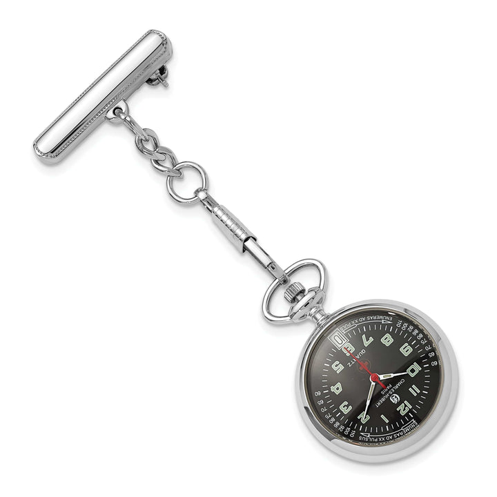 Lovely Rita's Watch Charles Hubert Classic Black Dial Pin Nurse Polished Brass Band Watch