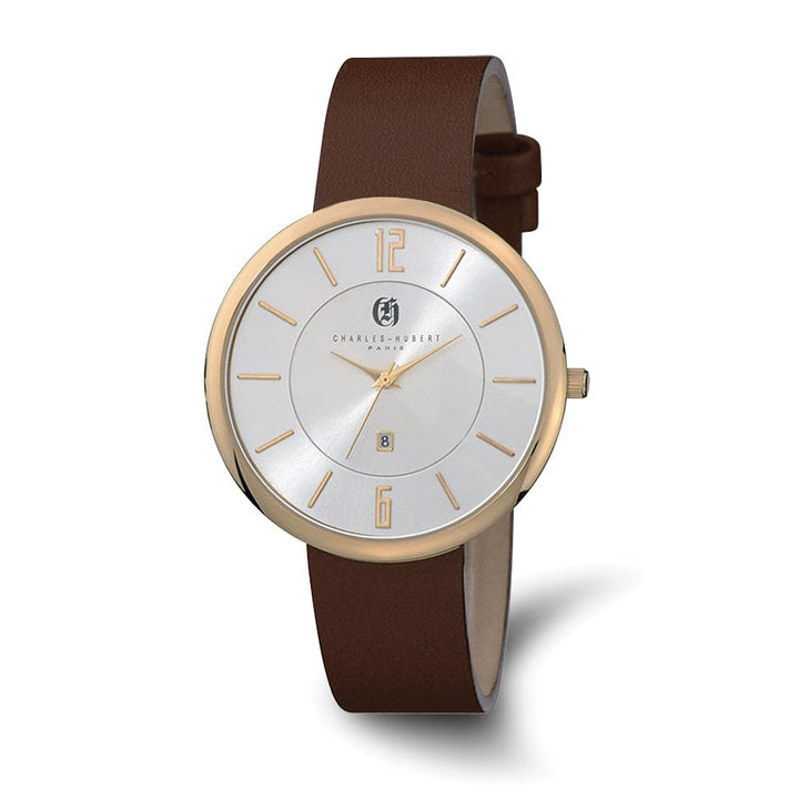 Lovely Rita's Watch Charles Hubert Classic SS Silver-tone Dial Quartz Polished Watch