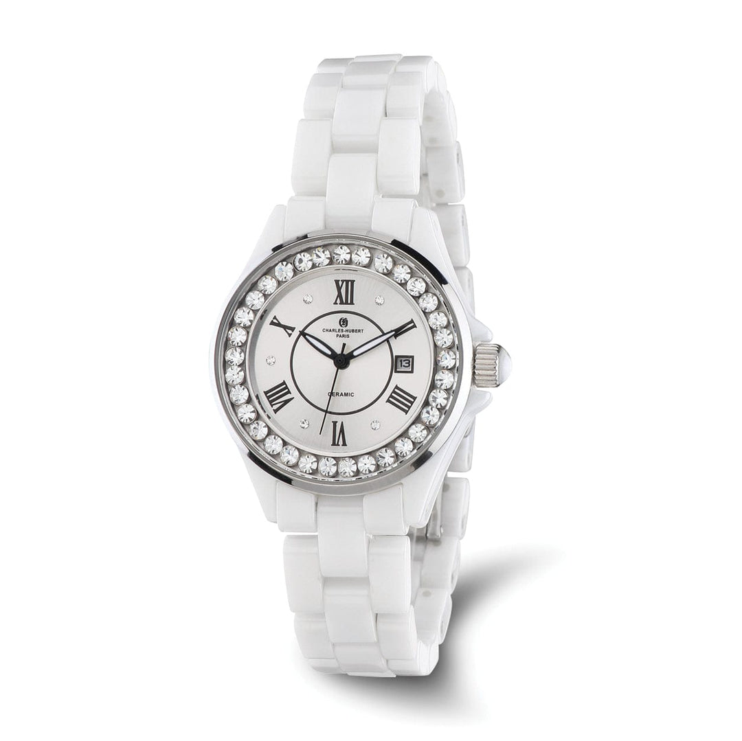 Lovely Rita's Watch Charles Hubert Classic Stainless Steel Ceramic Watch