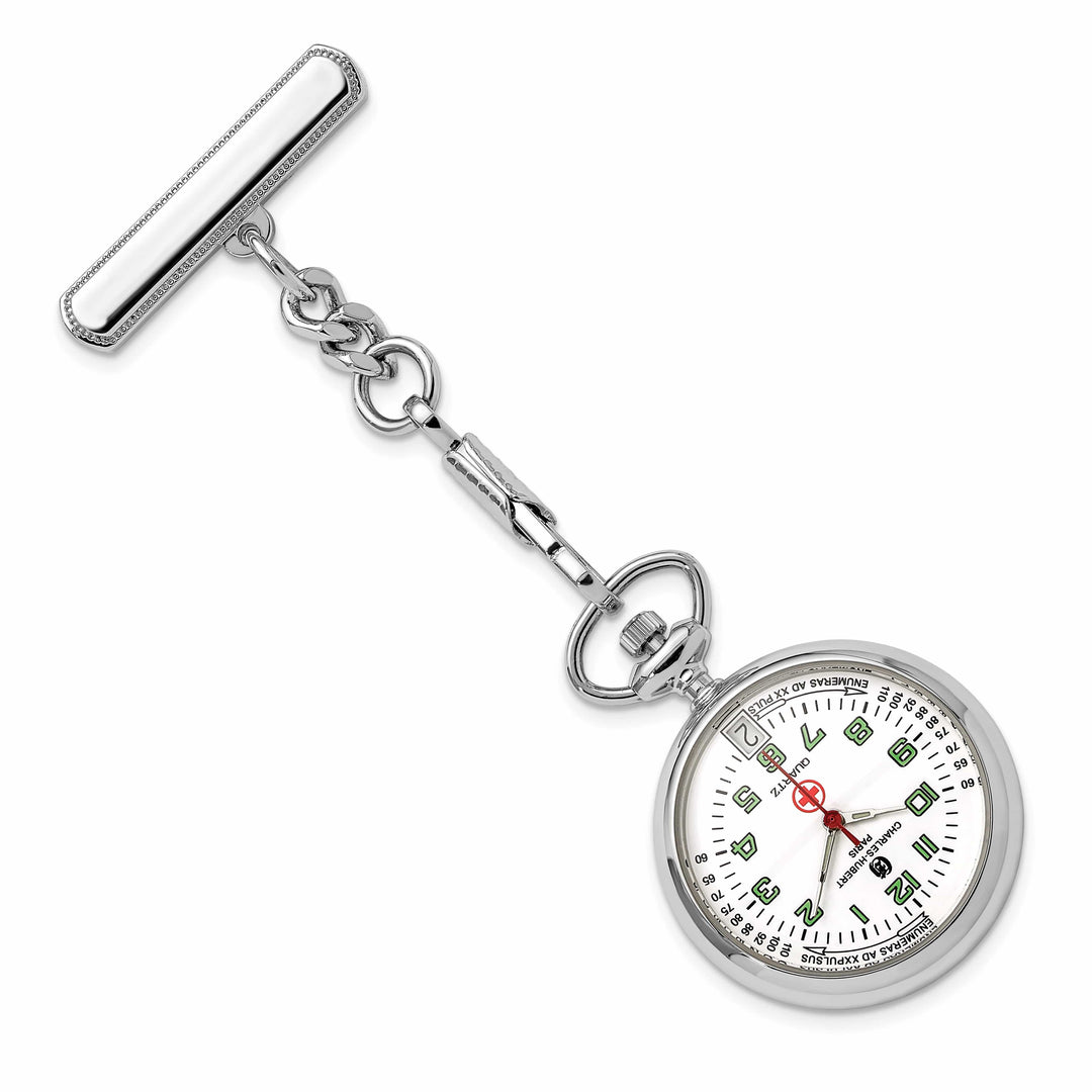 Lovely Rita's Watch Charles Hubert Classic White Dial Pin Nurse Polished Brass Band Watch