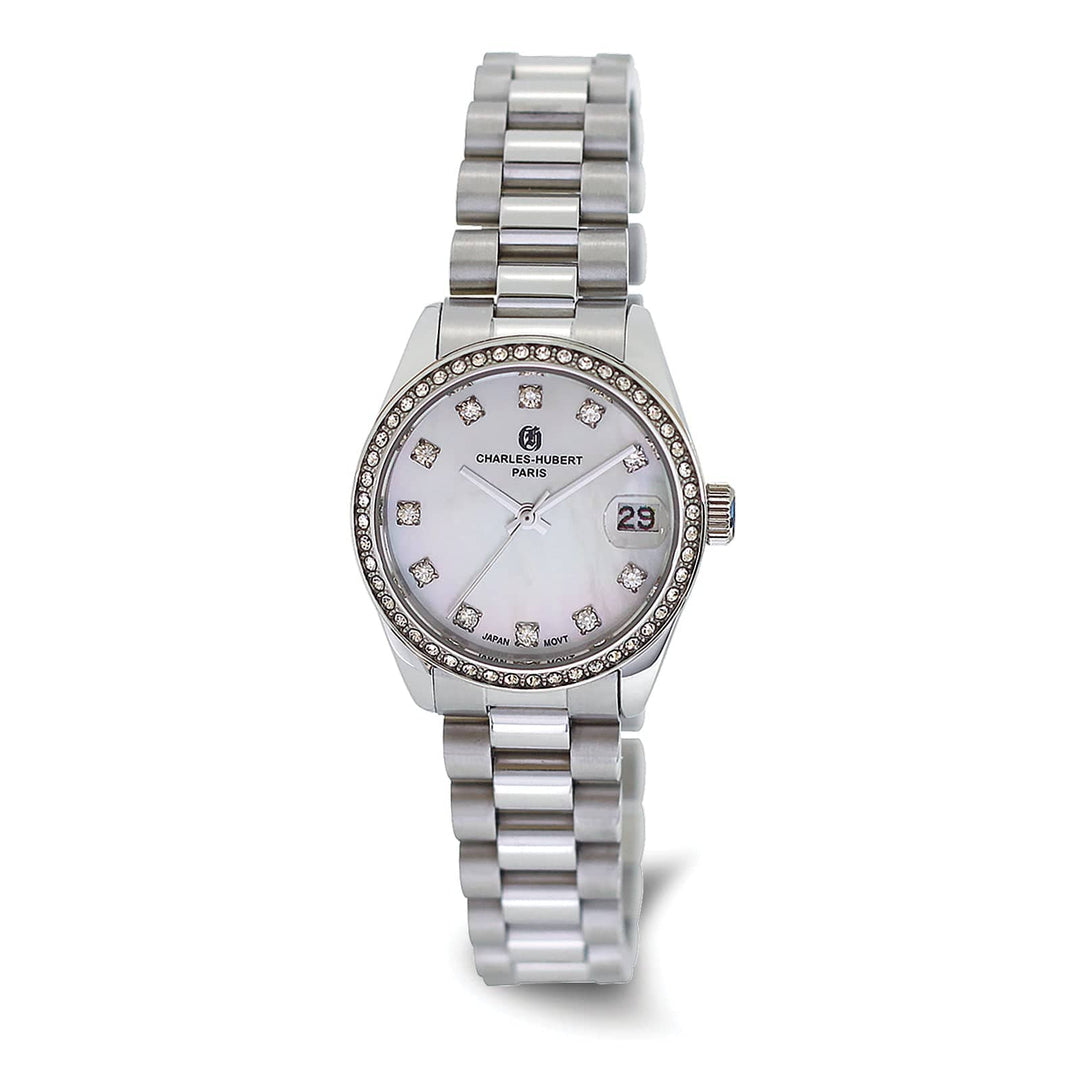 Lovely Rita's Watch Charles Hubert Contemporary Stainless Steel Quartz Polished Watch