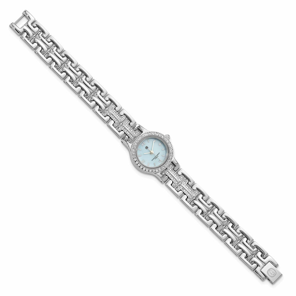 Lovely Rita's Watch Charles Hubert Light Blue MOP Dial with 4 Changeable Bezels Watch