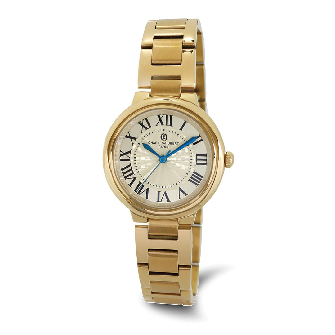 Lovely Rita's Watch Charles Hubert Modern Gold-Plated SS Quartz Polished Watch