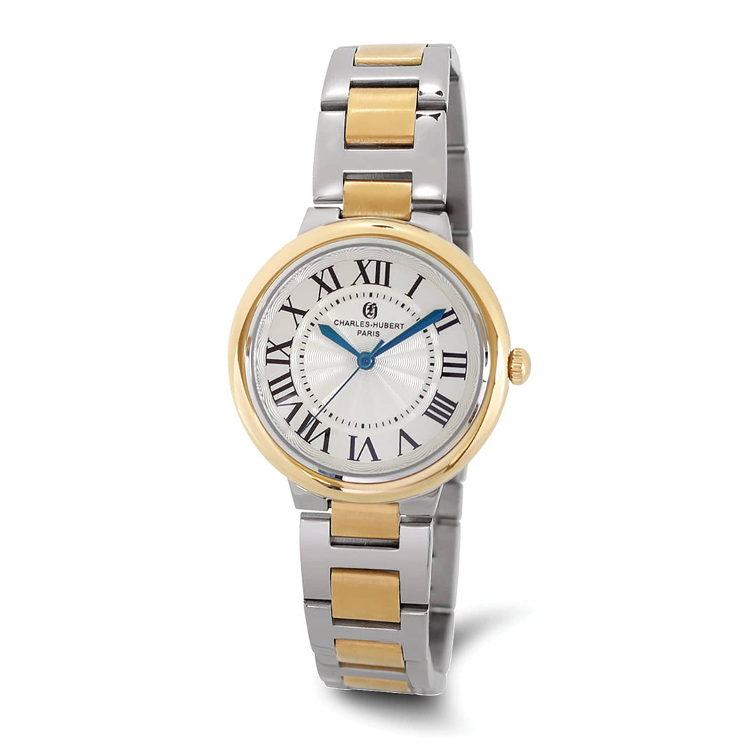 Lovely Rita's Watch Charles Hubert Modern Two-Tone Stainless Steel Quartz Polished Watch