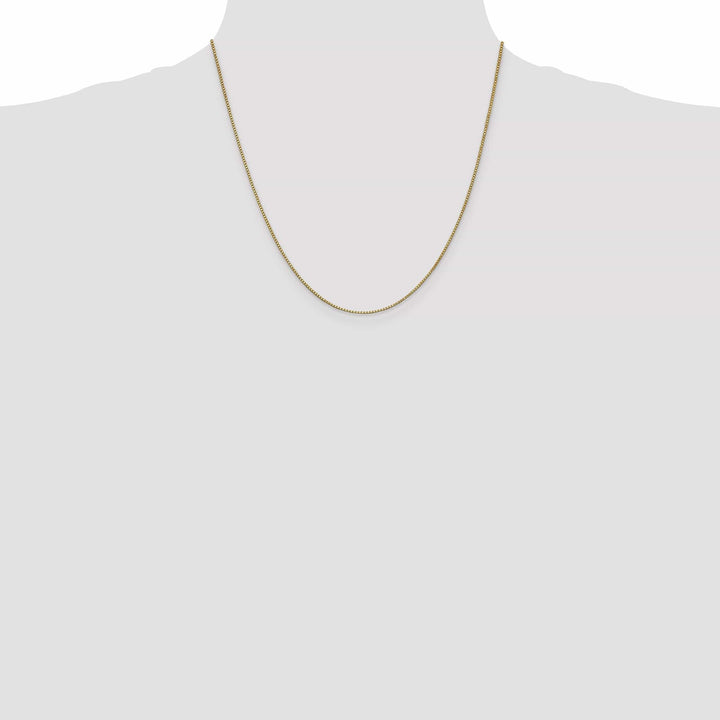 10k Yellow Gold Box Chain 1MM
