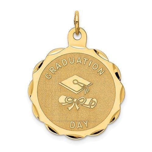 14k Yellow Gold Graduation Day Charm