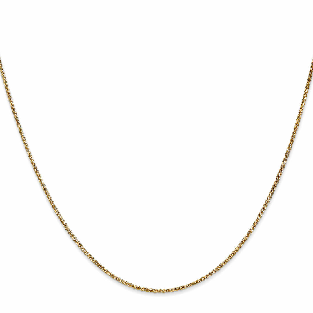 14k Yellow Gold 1.2mm Spiga Wheat Chain