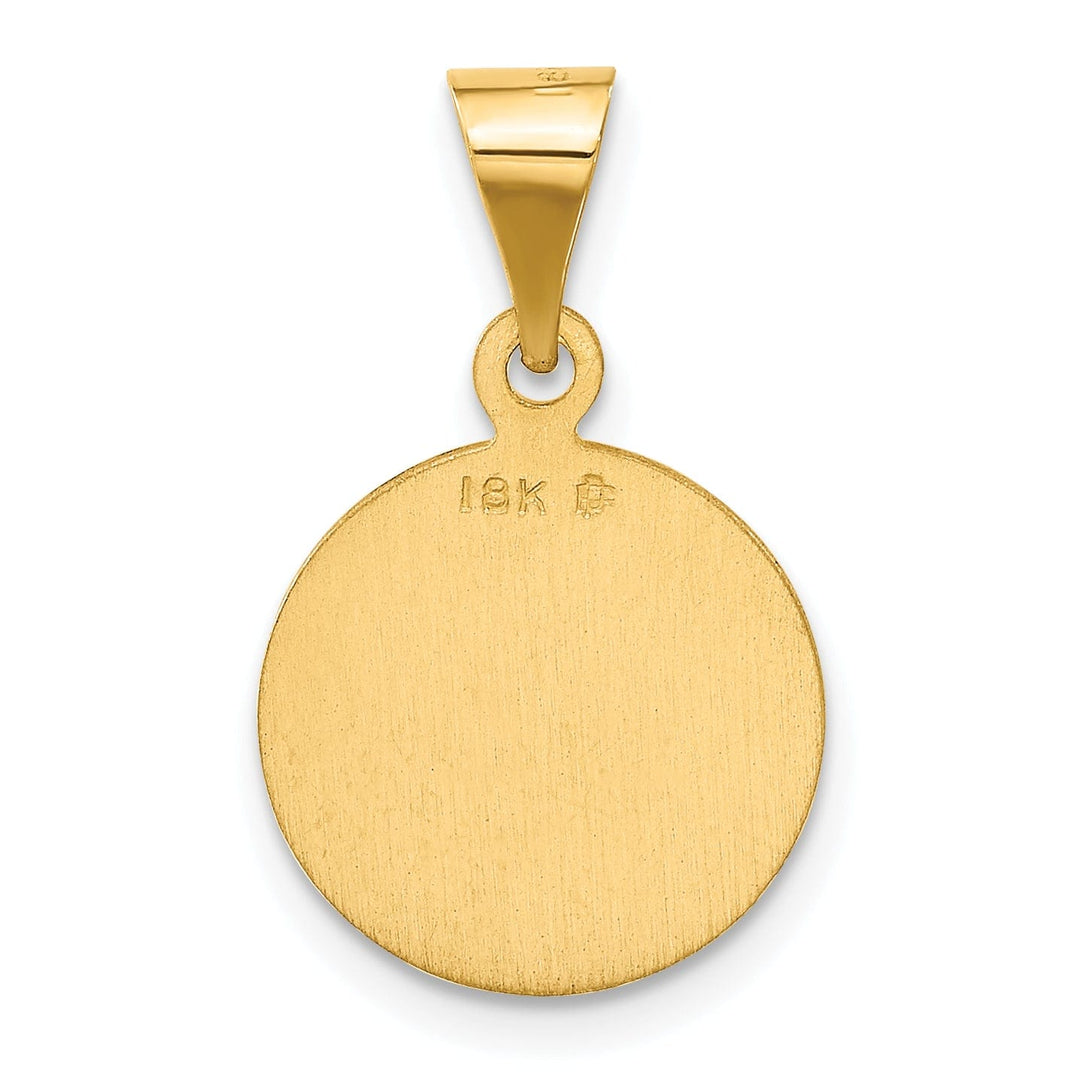 18k Yellow Gold Our Lady of Perpetual Help Medal