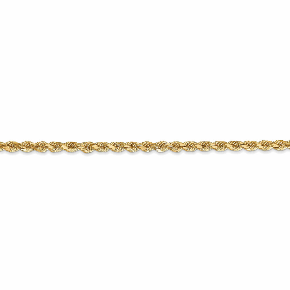 10k Yellow Gold 2.75mm D.C Rope Chain