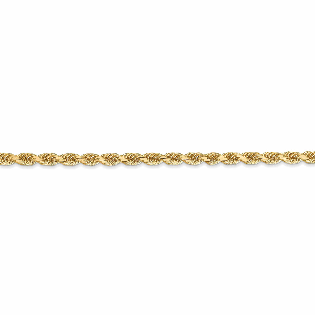 10k Yellow Gold 3.00mm D.C Rope Chain