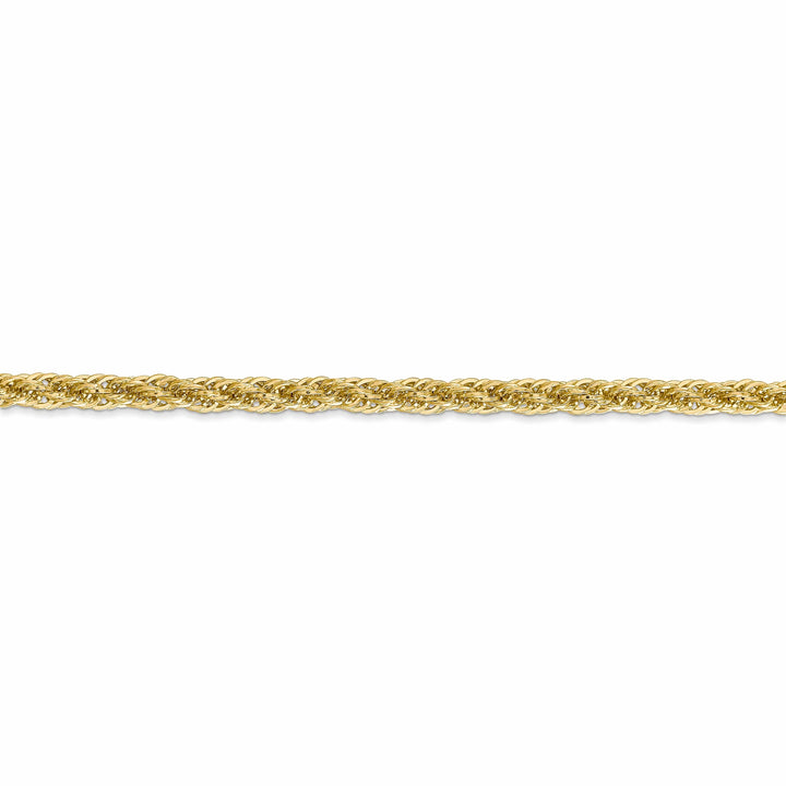 14k Yellow Gold 3.30mm D.C Semi Solid Rope Chain