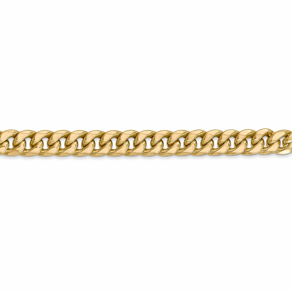 14k Yellow Gold 6.00mm Hollow Cuban Link Chain
