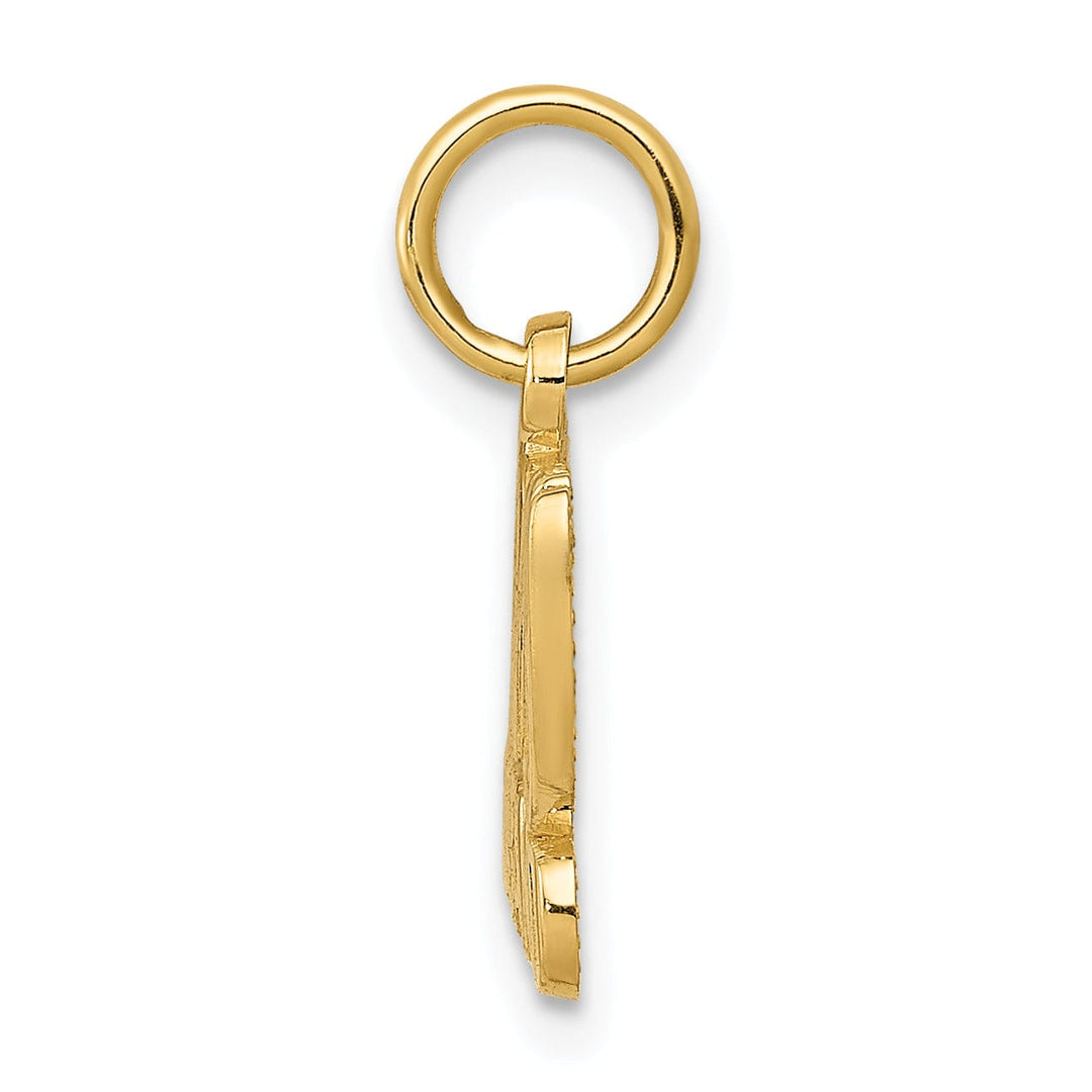 14k Yellow Gold I Heart My Husband Charm