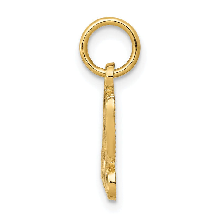 14k Yellow Gold I Heart My Husband Charm