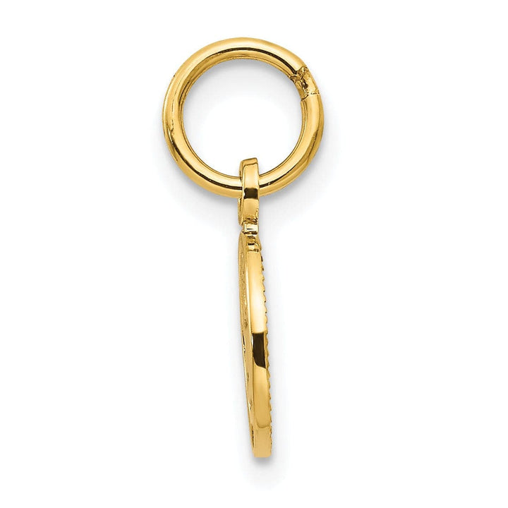 14k Yellow Gold Raphael Angel Medal Pendant
