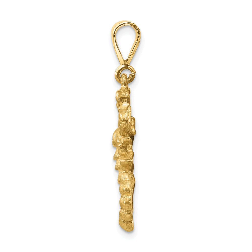 14k Yellow Gold Scorpio Zodiac Charm Pendant