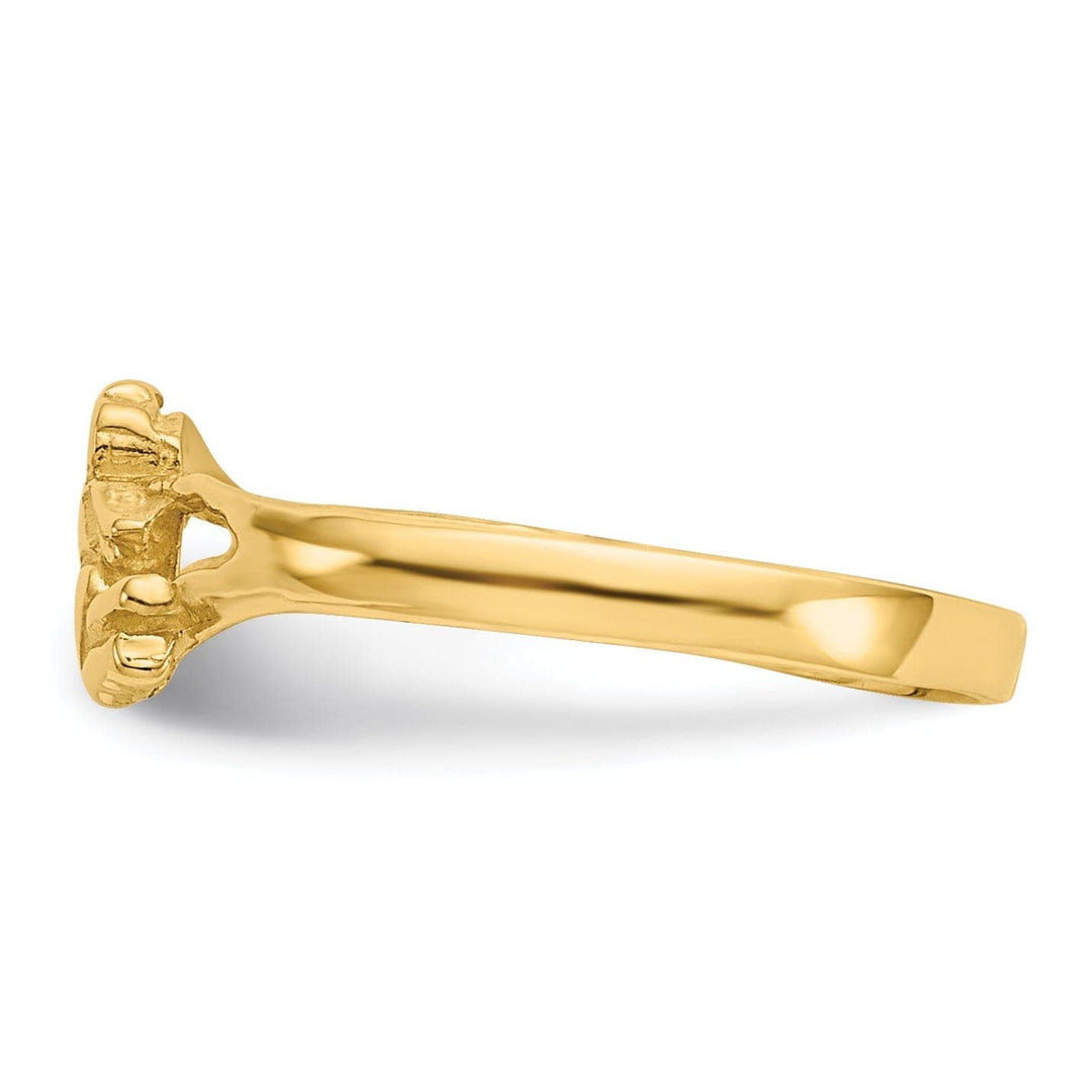 14k Yellow Gold Angel Baby Children's Ring
