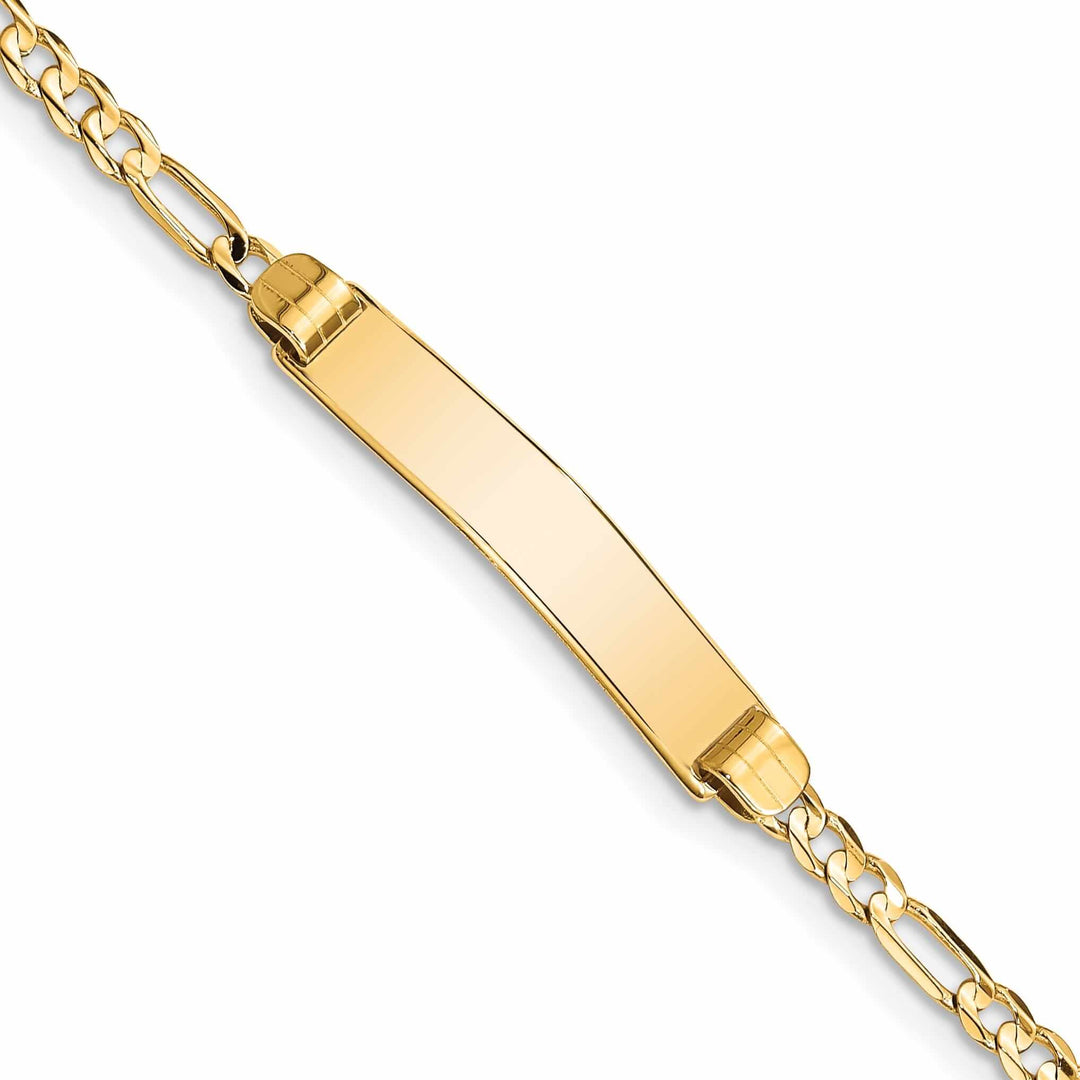 14k Gold Figaro ID Bracelet