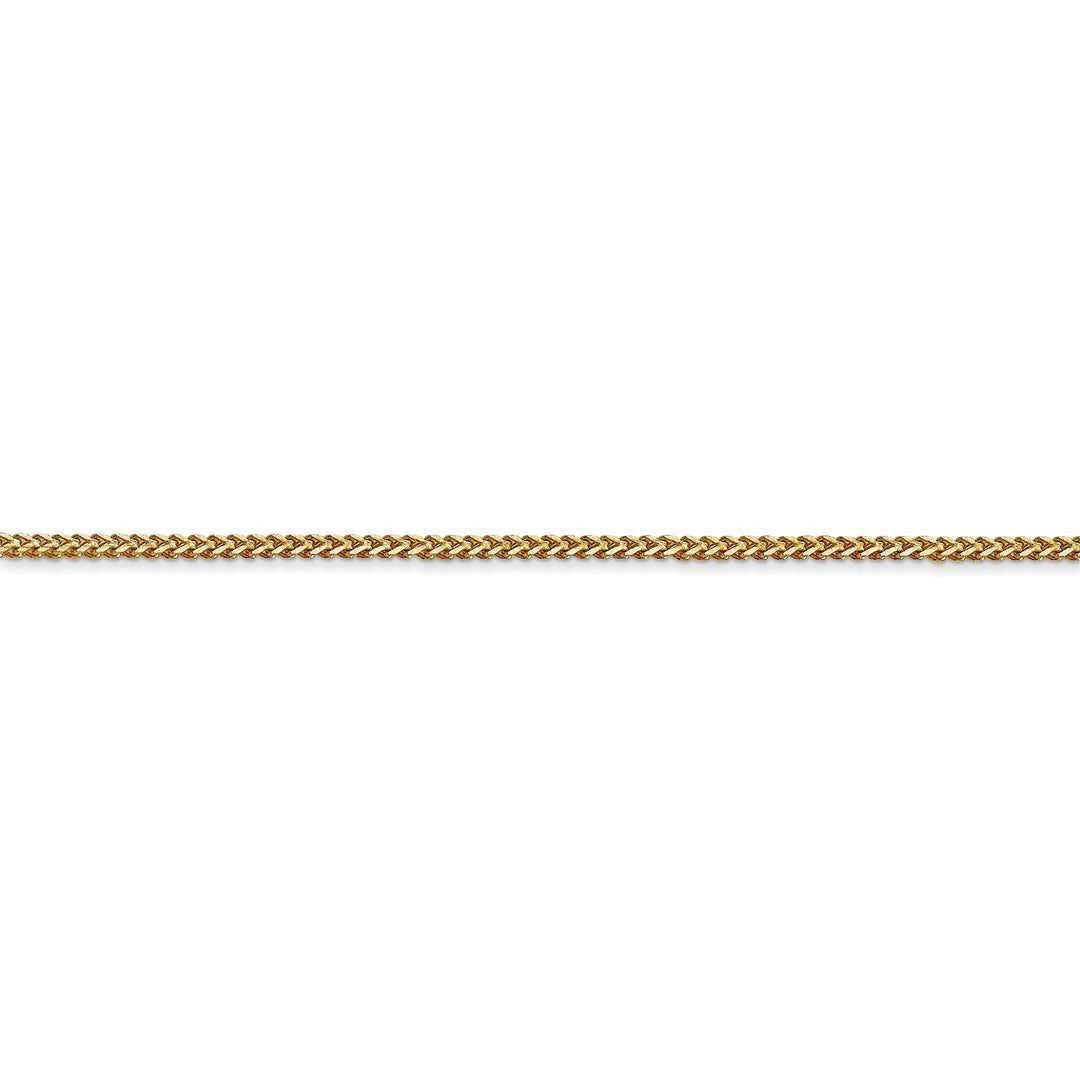 14k Yellow Gold Polished 1.00mm Franco Chain