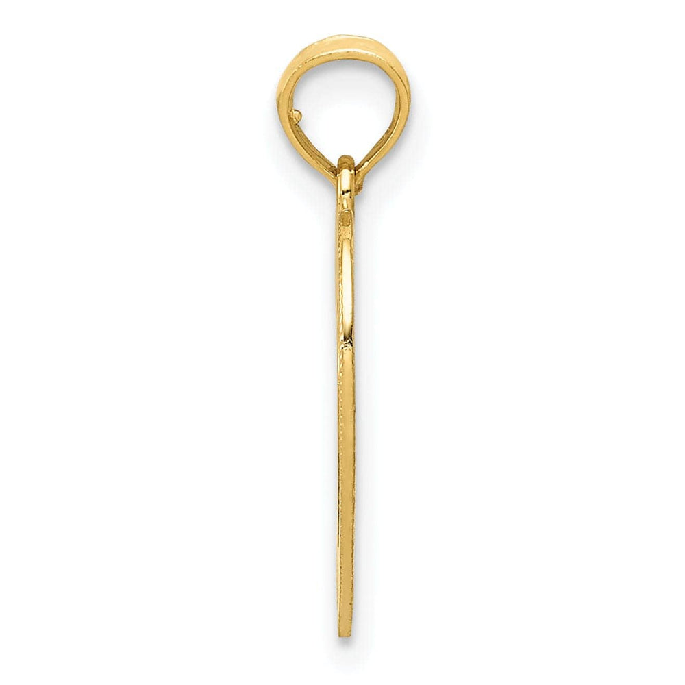 14k Yellow Gold Heart Pendant