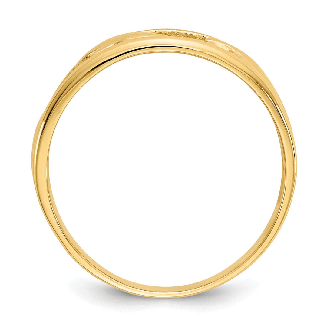 14k Triple Dolphin Band Ring