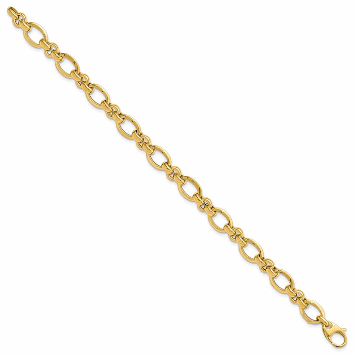 14k Yellow Gold Polished Bracelet