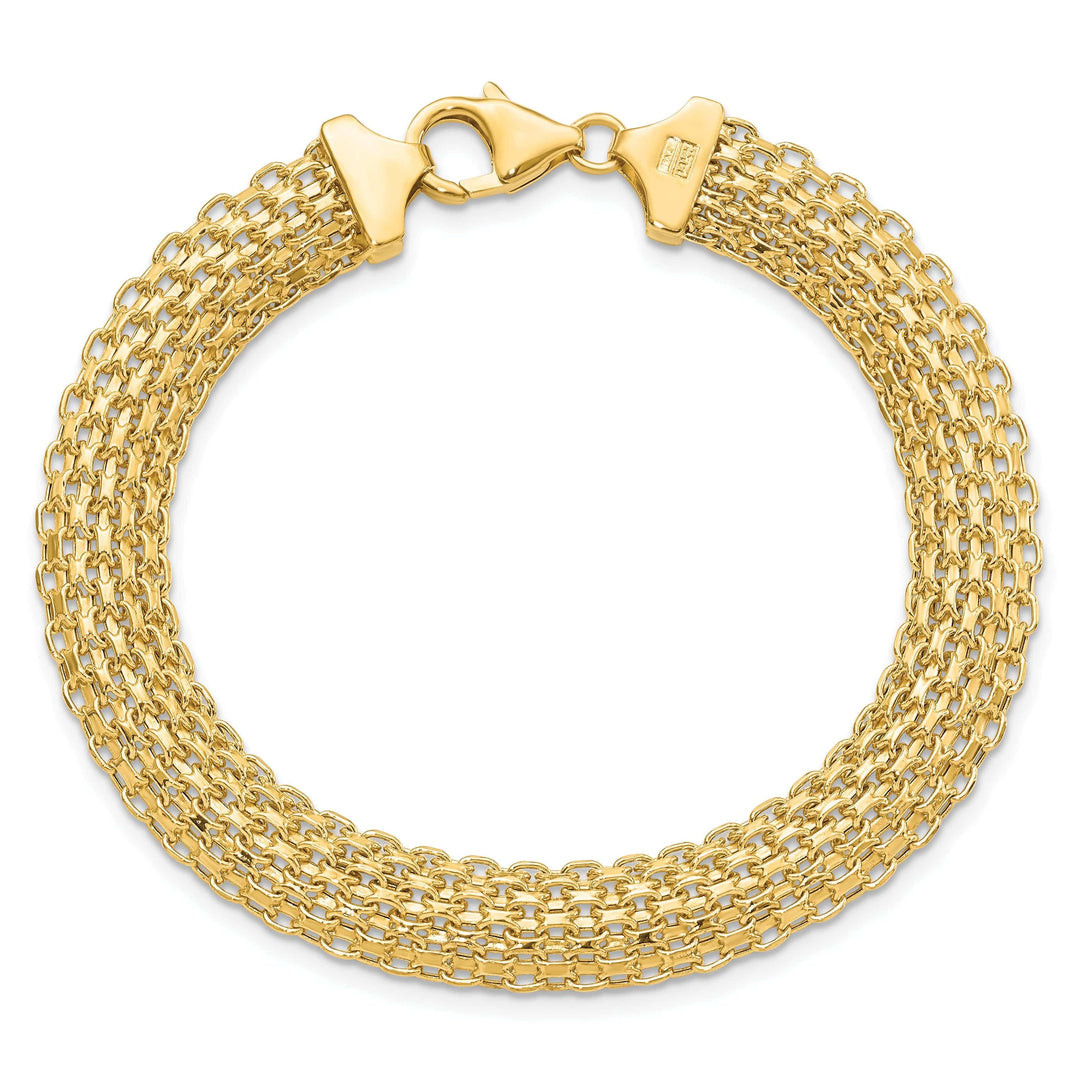 14k Yellow Gold Polished Bracelet