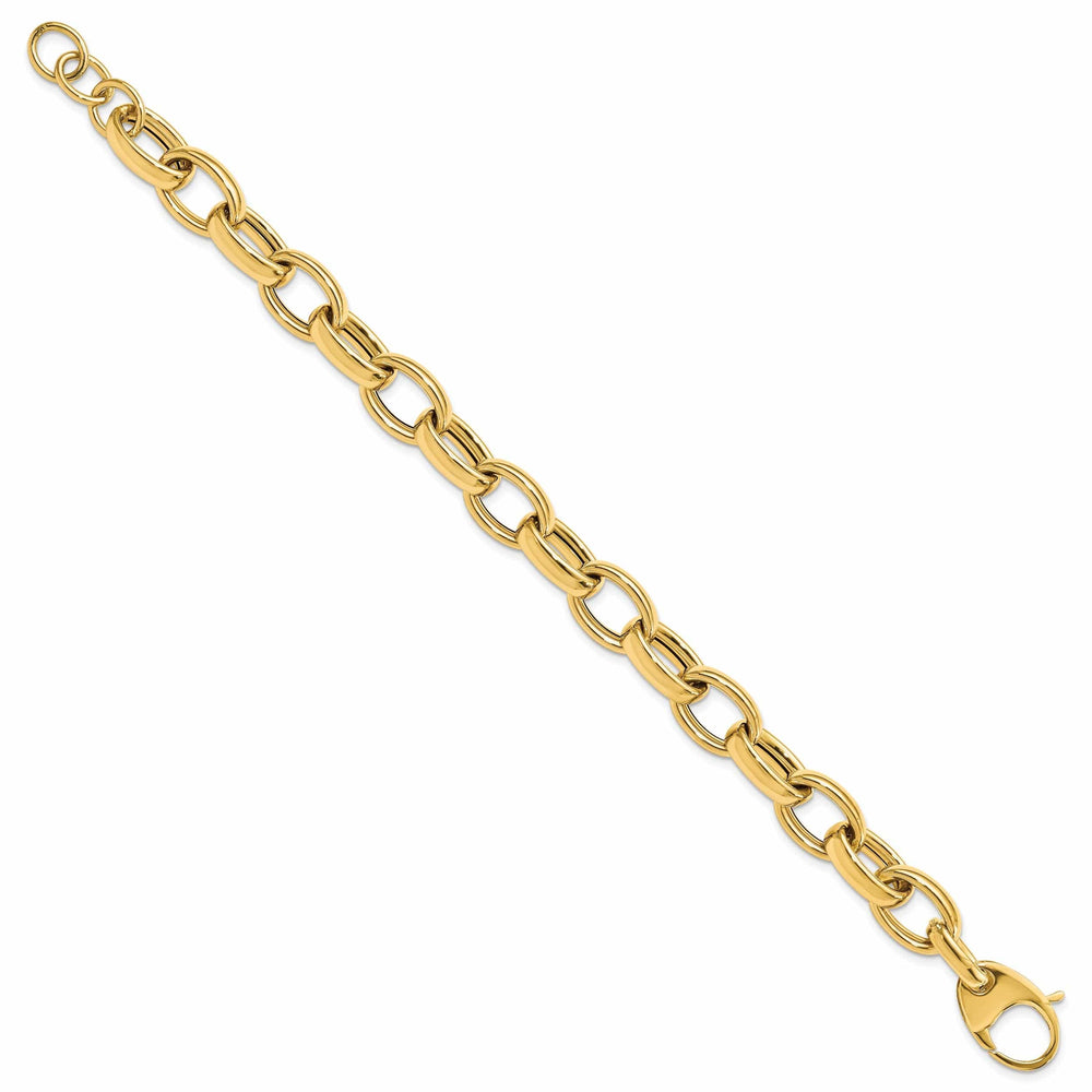14k Yellow Gold Fancy Link Bracelet