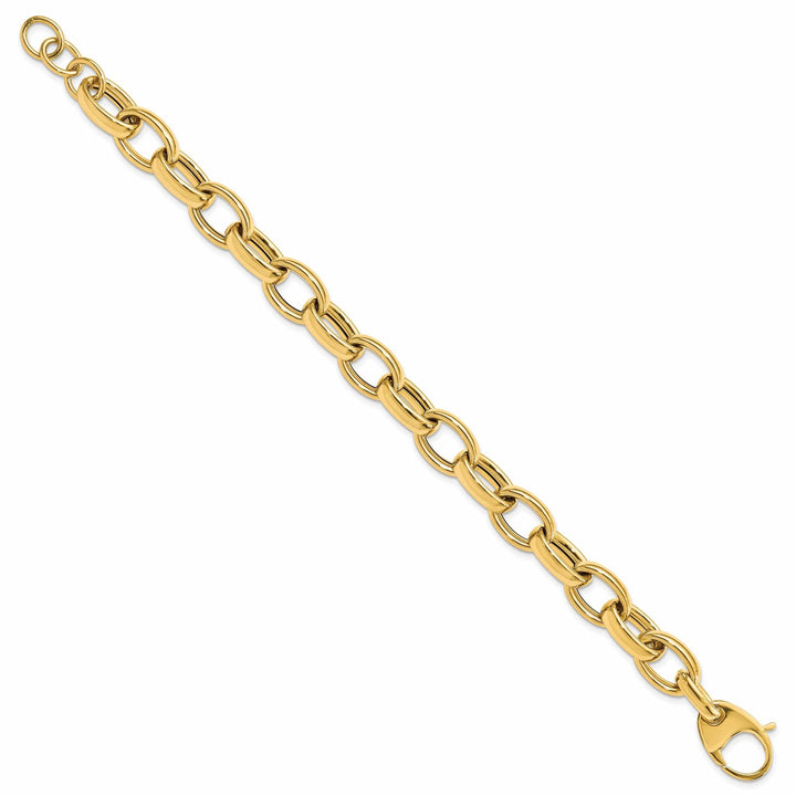 14k Yellow Gold Fancy Link Bracelet