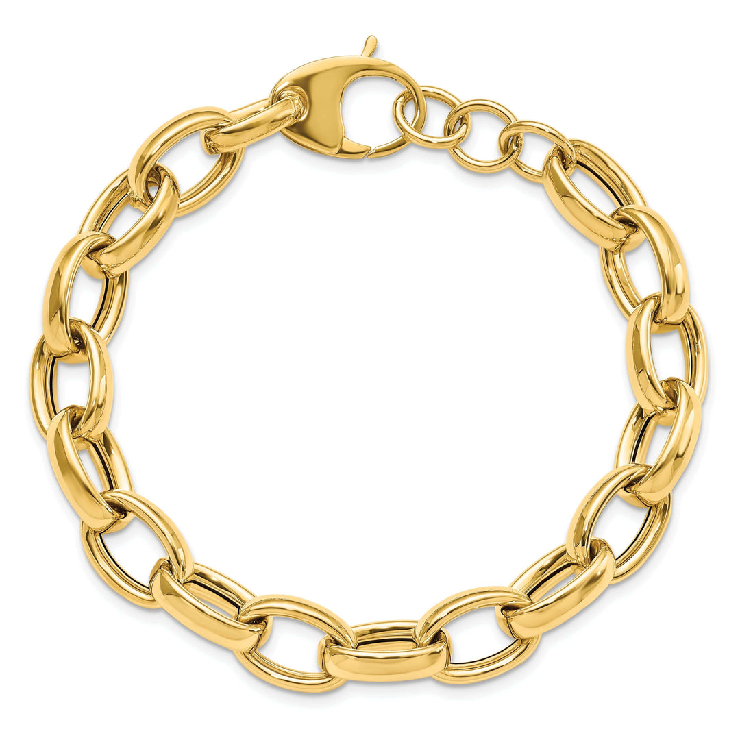 14k Yellow Gold Fancy Link Bracelet