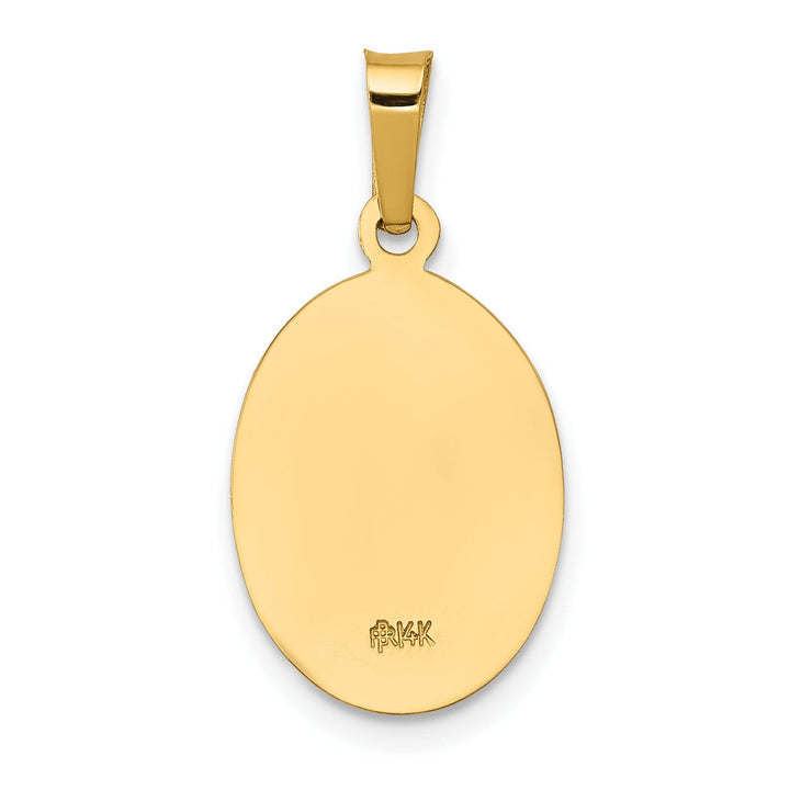 14k Yellow Gold Saint Joseph Medal Pendant