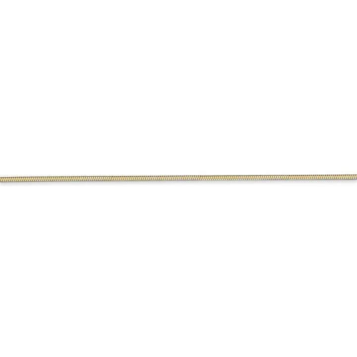 14k Yellow Gold 1.20mm Octagonal Snake Chain