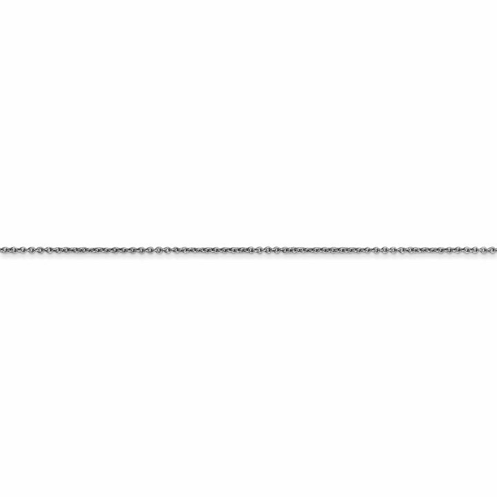 14k White Gold .60mm Solid Polished Cable Chain