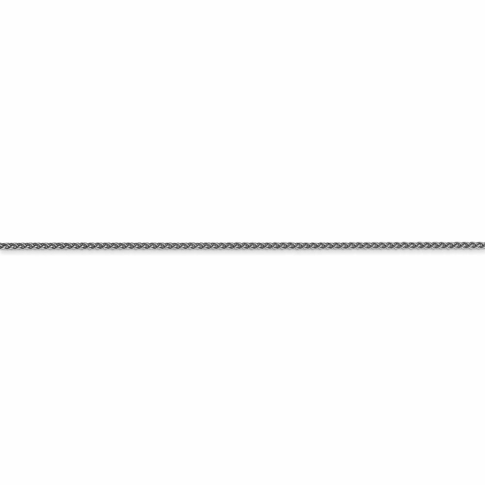 14k White Gold 1.00mm Solid Spiga Chain