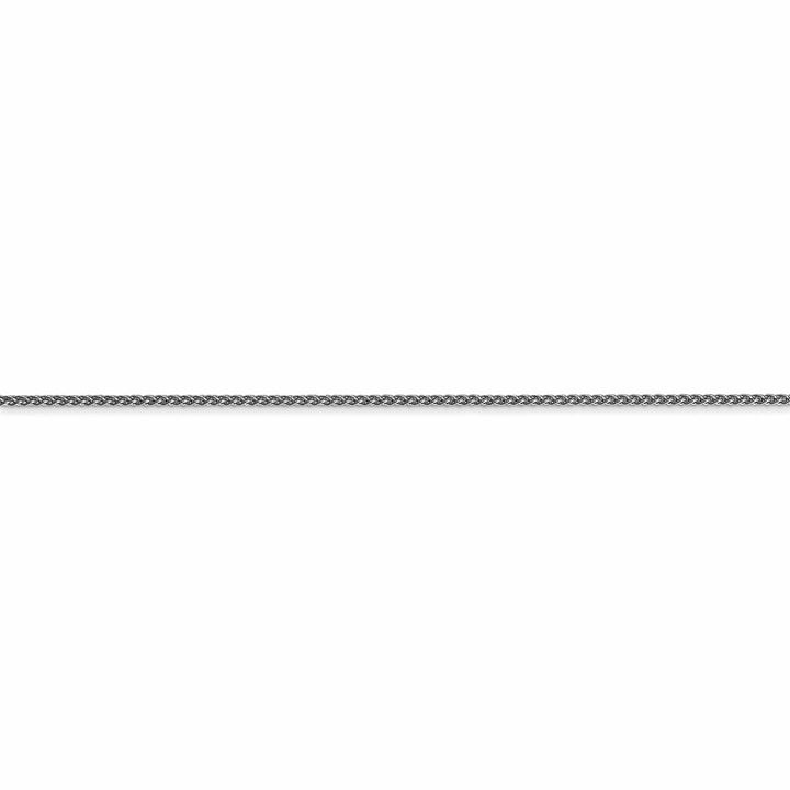 14k White Gold 1.00mm Solid Spiga Chain