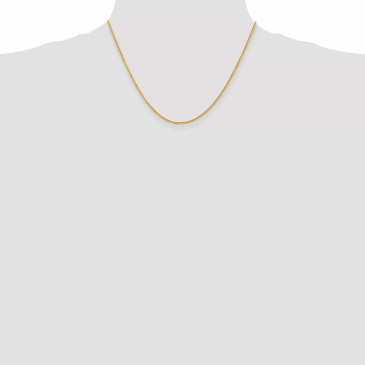 14k Yellow Gold 1.50mm Parisian Wheat Chain