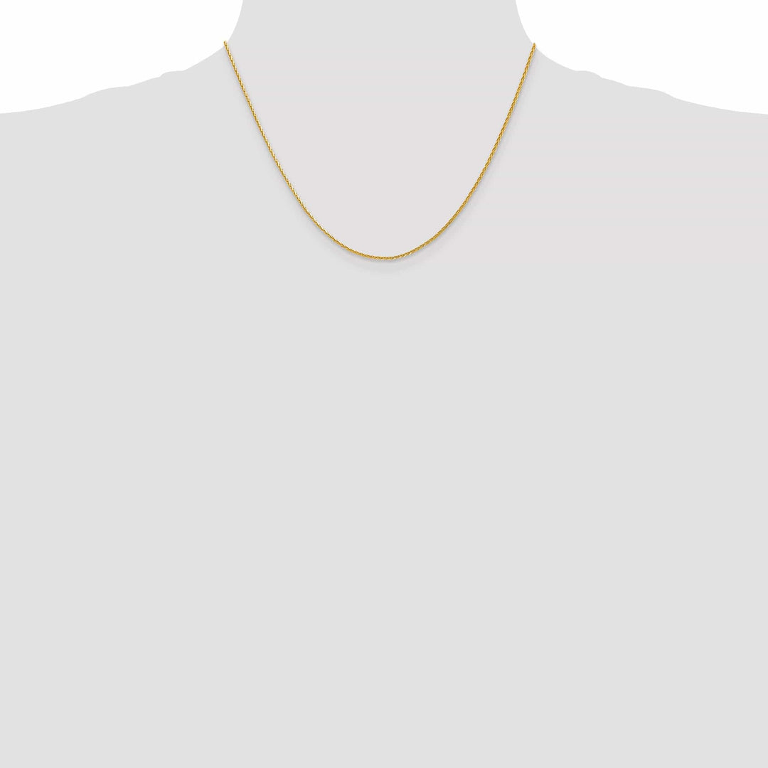 14k Yellow Gold 1.50mm Solid D.C Wheat Chain
