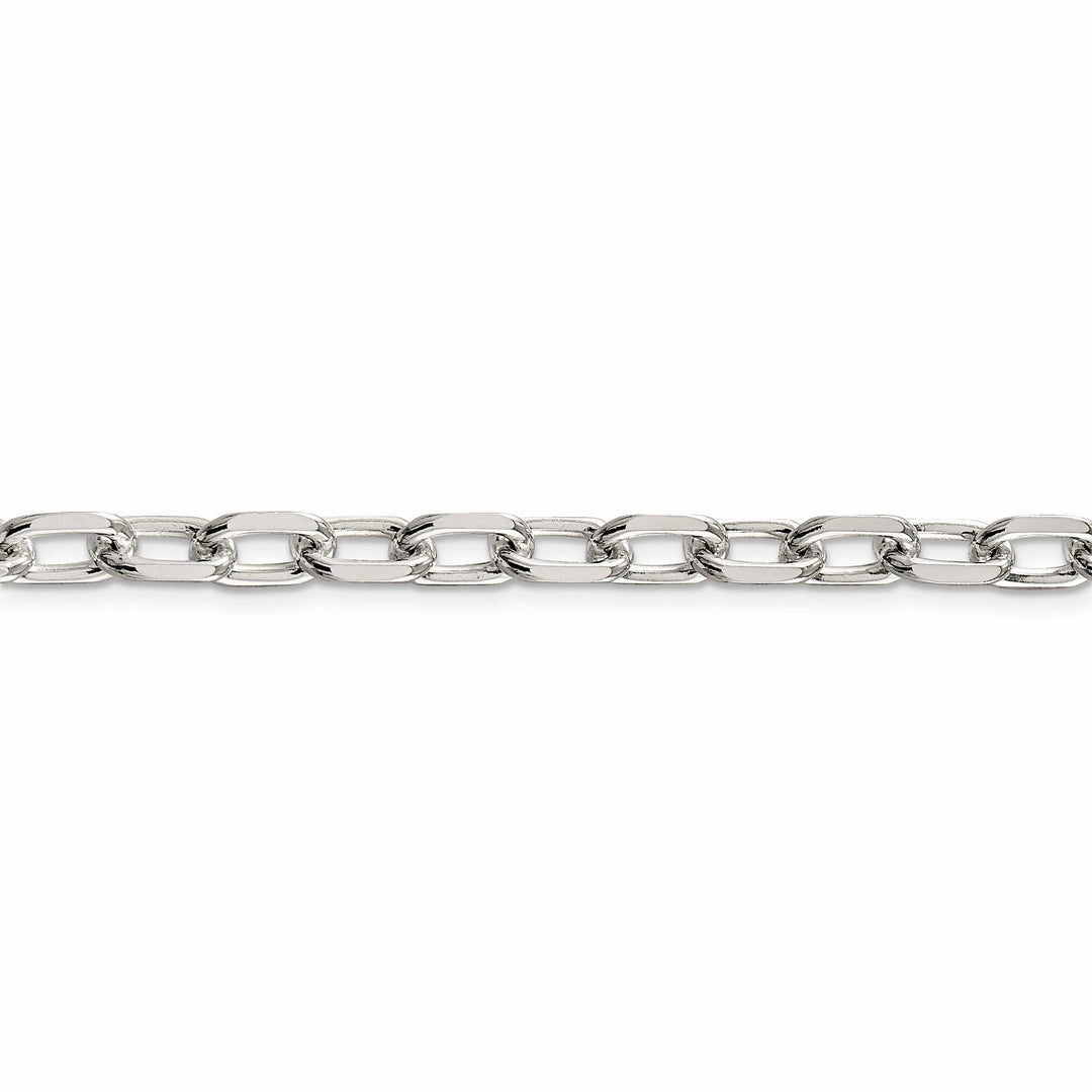 Silver 6.50-mm Fancy D.C Open Link Cable Chain