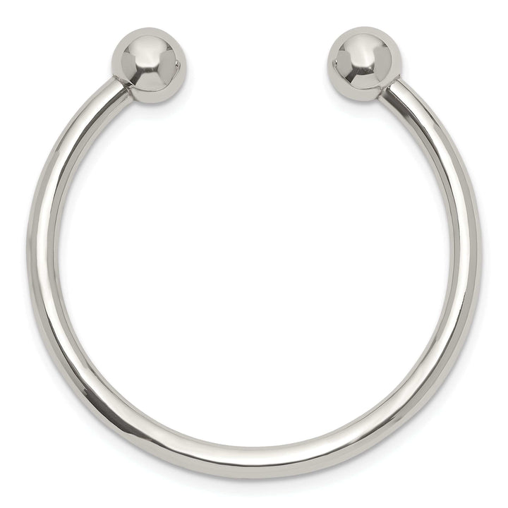 Silver Childs Slip On Open Bangle Bracelet