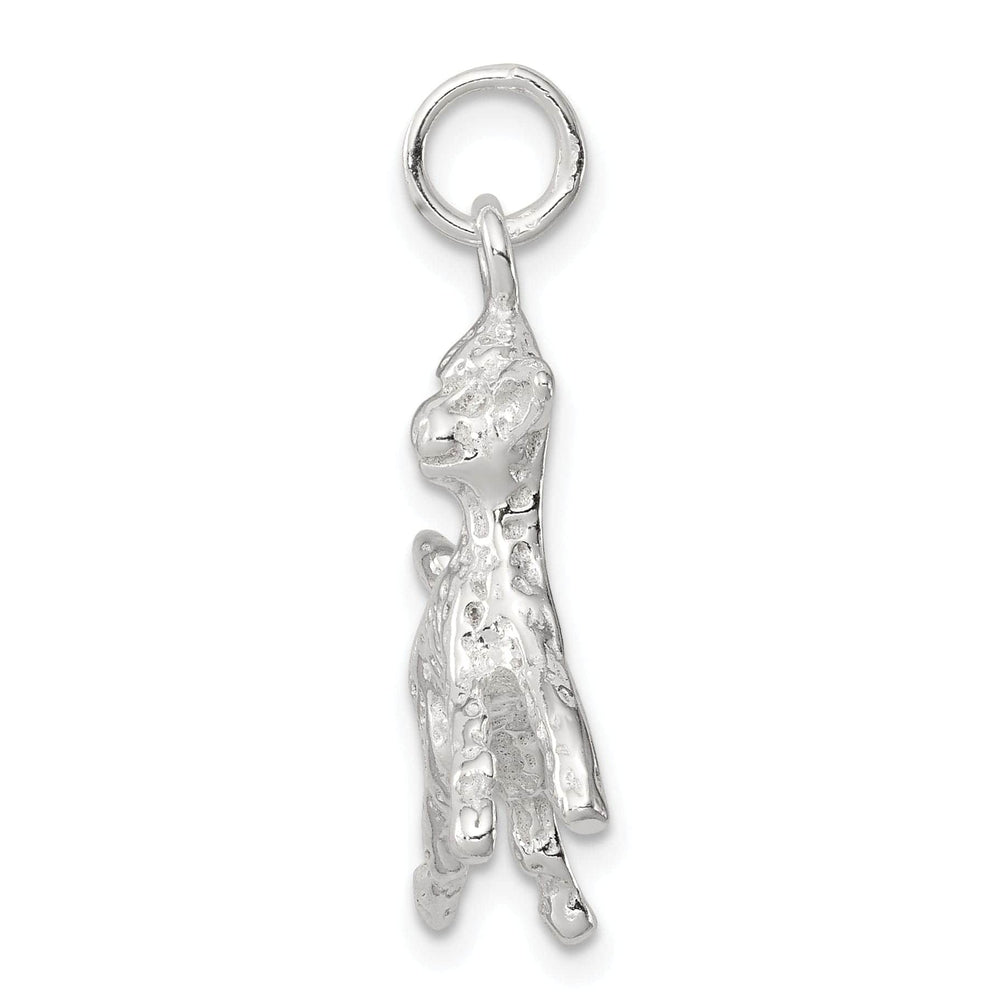 Solid Sterling Silver Lamb Charm Pendant