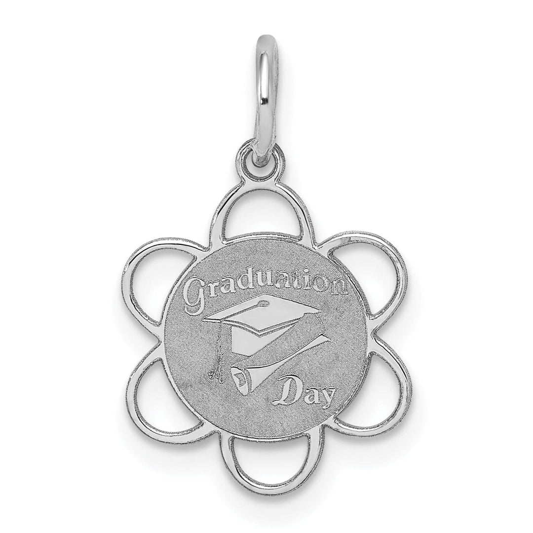 Sterling Silver Graduation Day Disc Charm