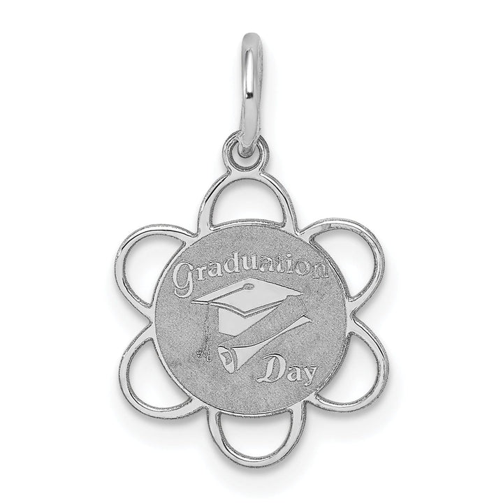 Sterling Silver Graduation Day Disc Charm